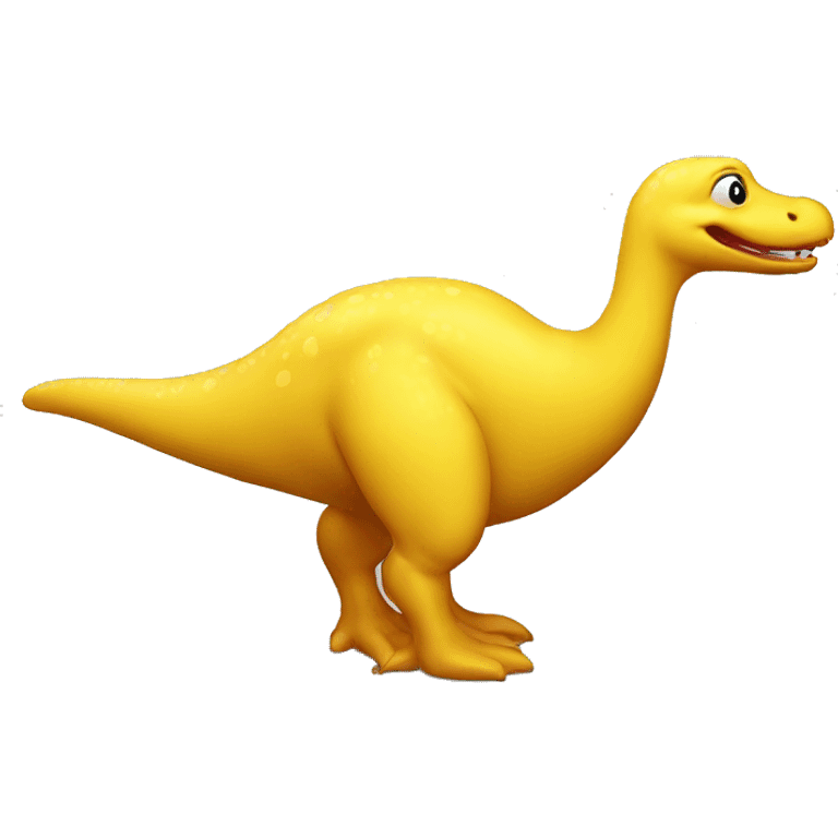 Rubber ducky dinosaur emoji