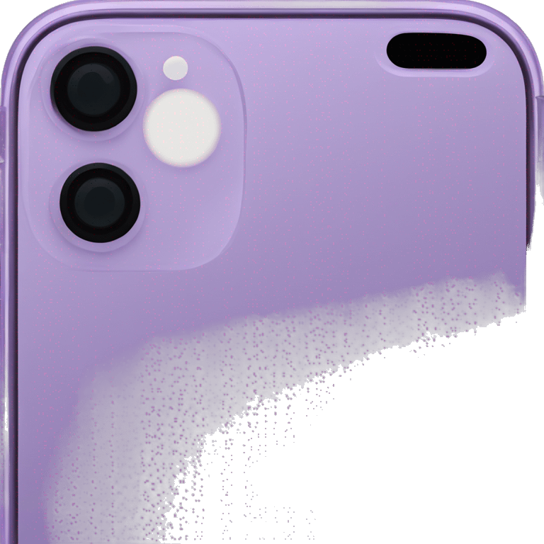 iPhone 14 Pro purple emoji