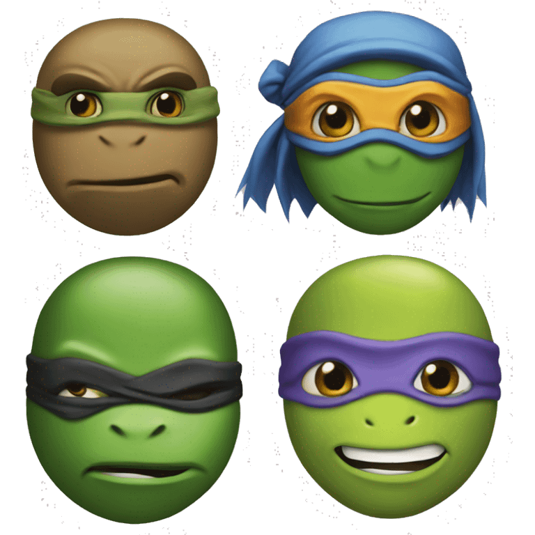 Teenage Mutant Ninja Turtles emoji