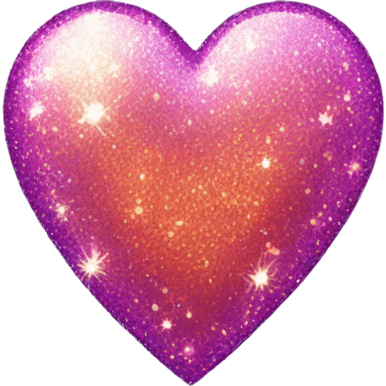 Sparkly heart emoji