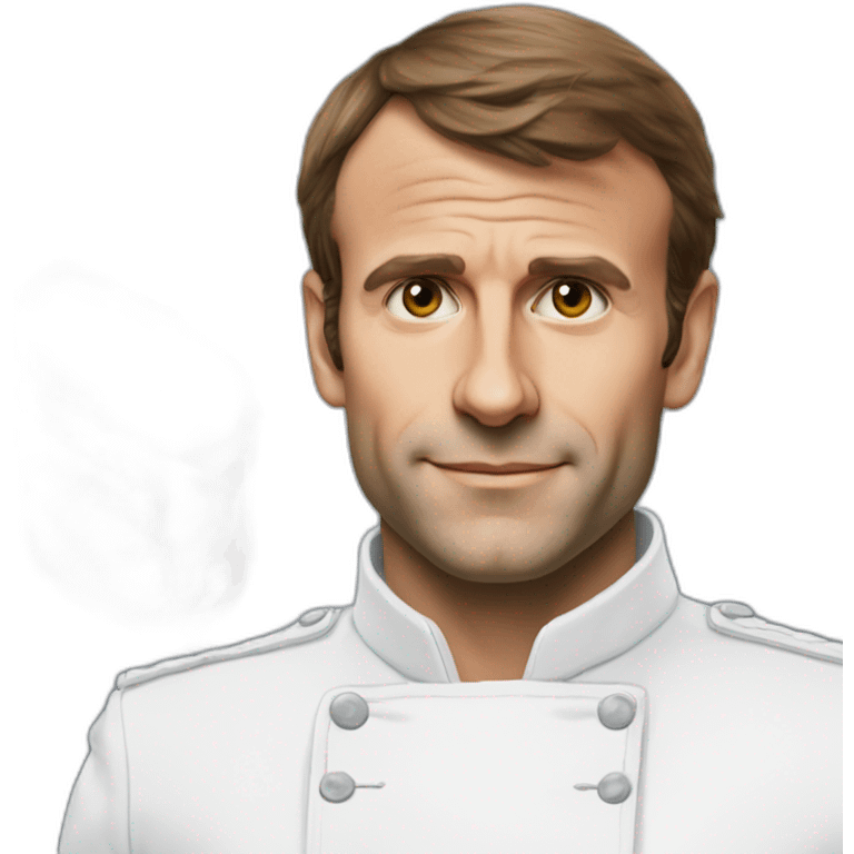 Macron sur une chèvre emoji