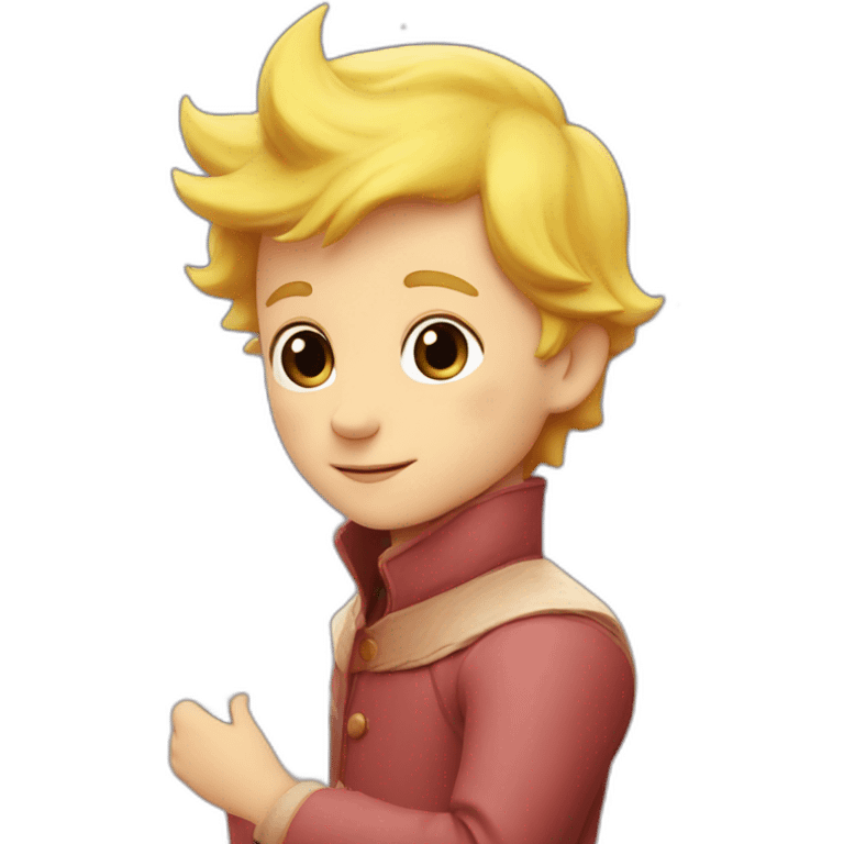 le petit prince and the rose emoji