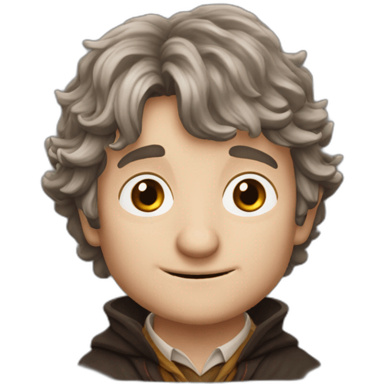 bilbo beutlin looking like harry potter emoji