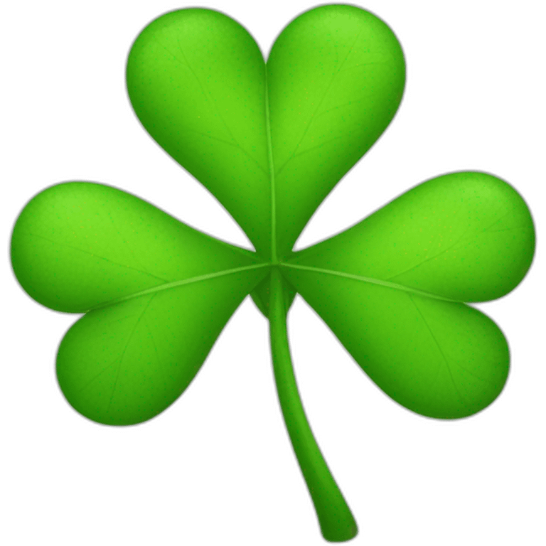 a four-leaf clover emoji