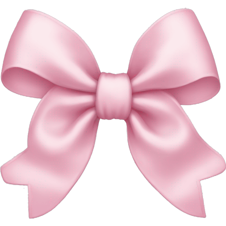 light pink bow emoji