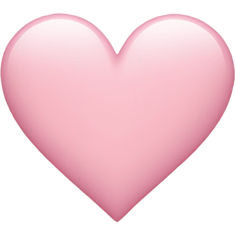 Light pink heart  emoji