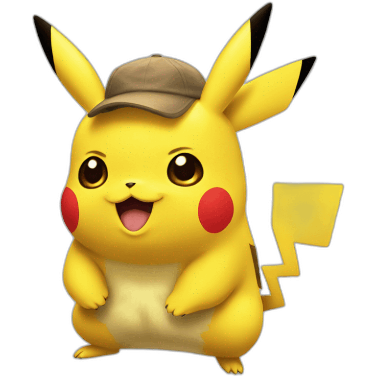 Pikachu tete emoji