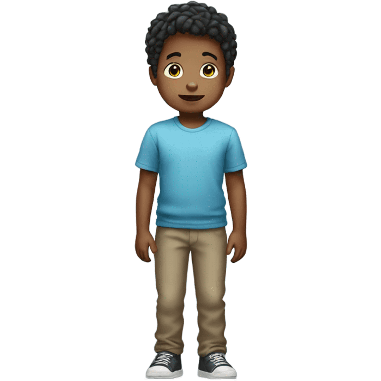 little boy standing emoji