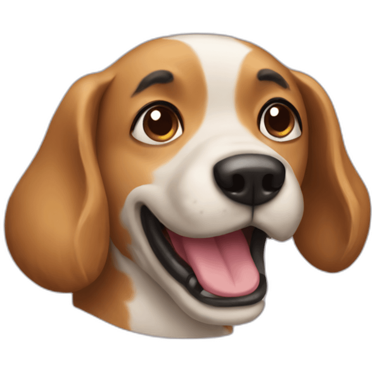 dog call phone emoji