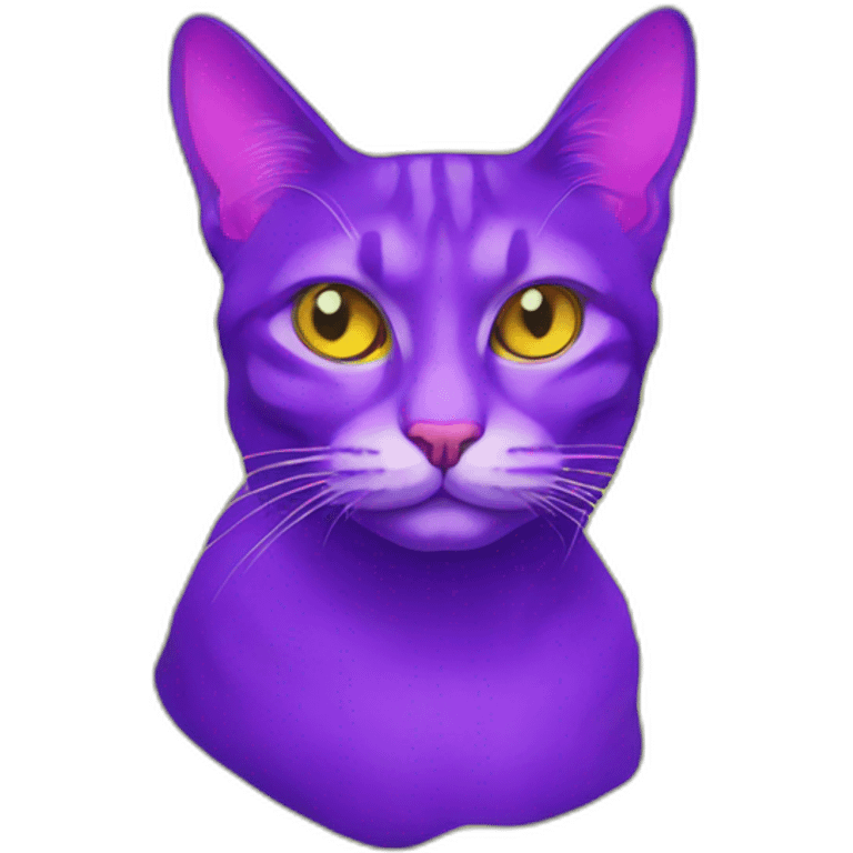 Psychedelic Cat emoji