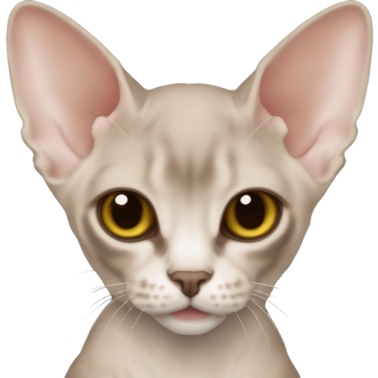 Devon Rex mink color emoji