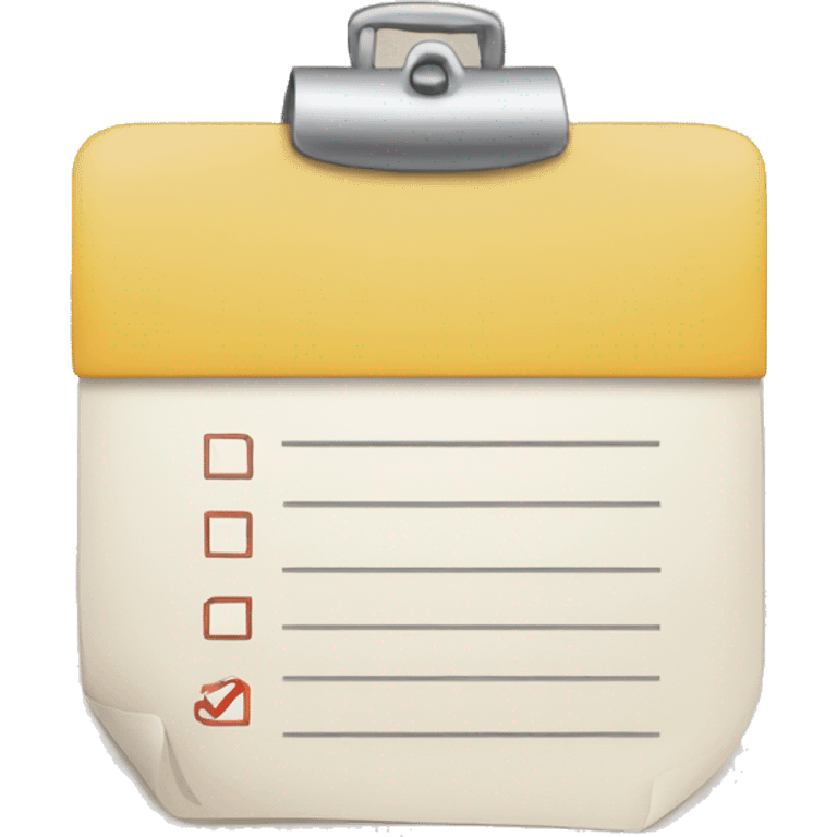 beautiful checklist emoji