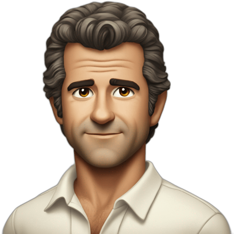 Young Mel Gibson emoji