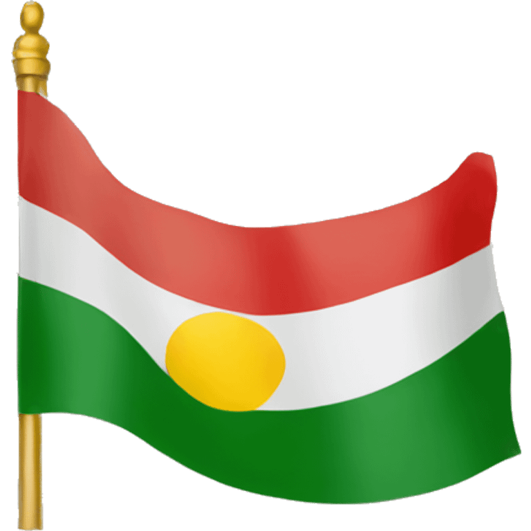 Kurdish flag emoji