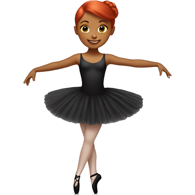 red head ballerina emoji