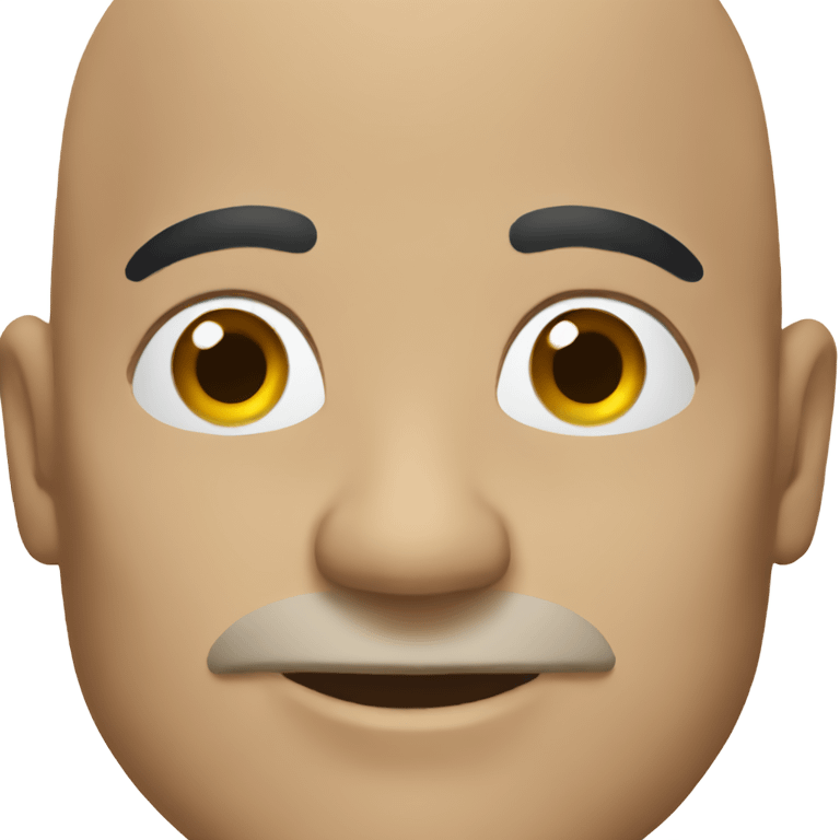 A bald dude  emoji