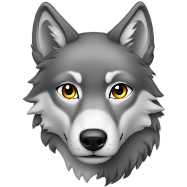 Female wolf  emoji