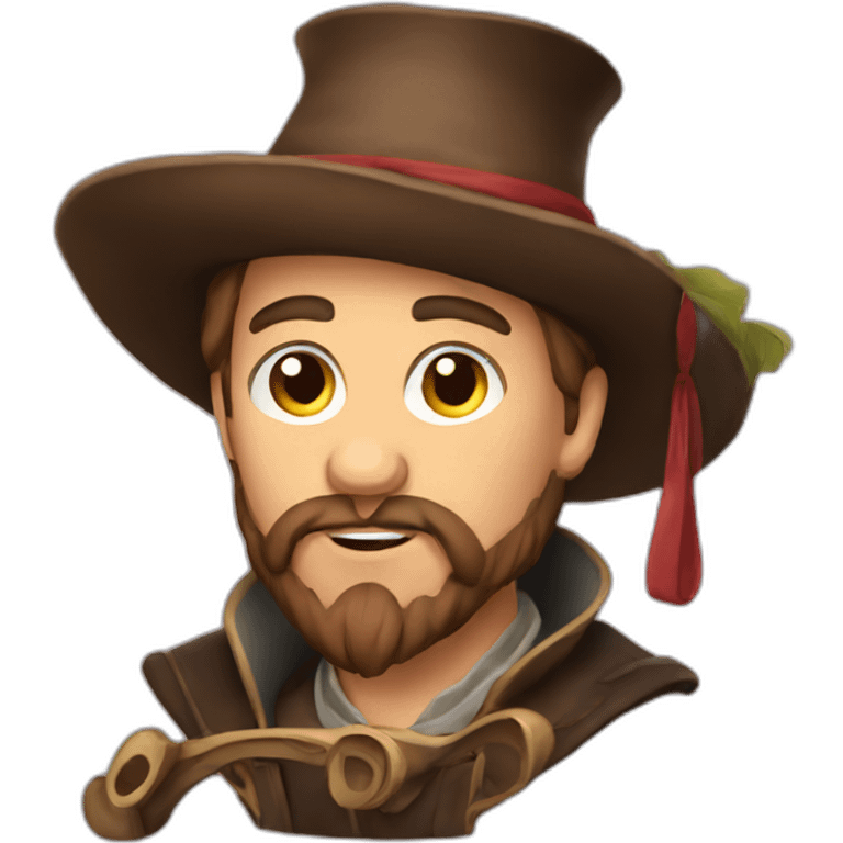 Bard using hat emoji