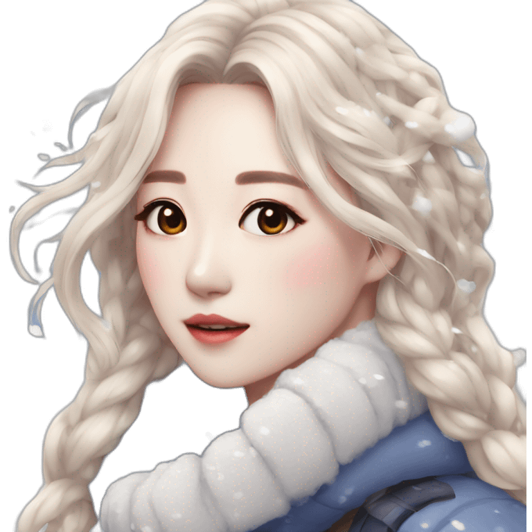 Winter from aespa kpop group emoji