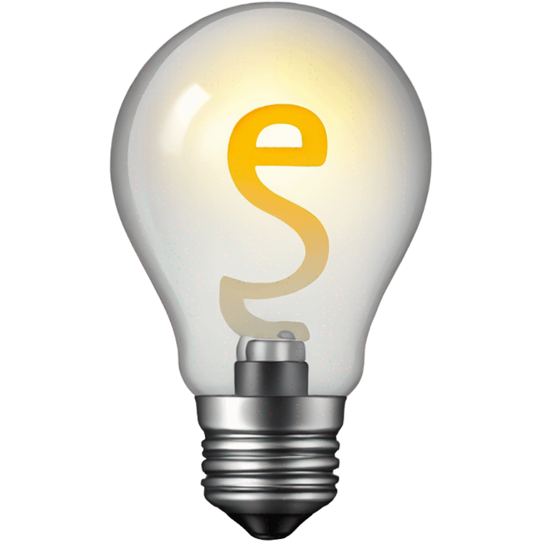 lightbulb euro symbol emoji