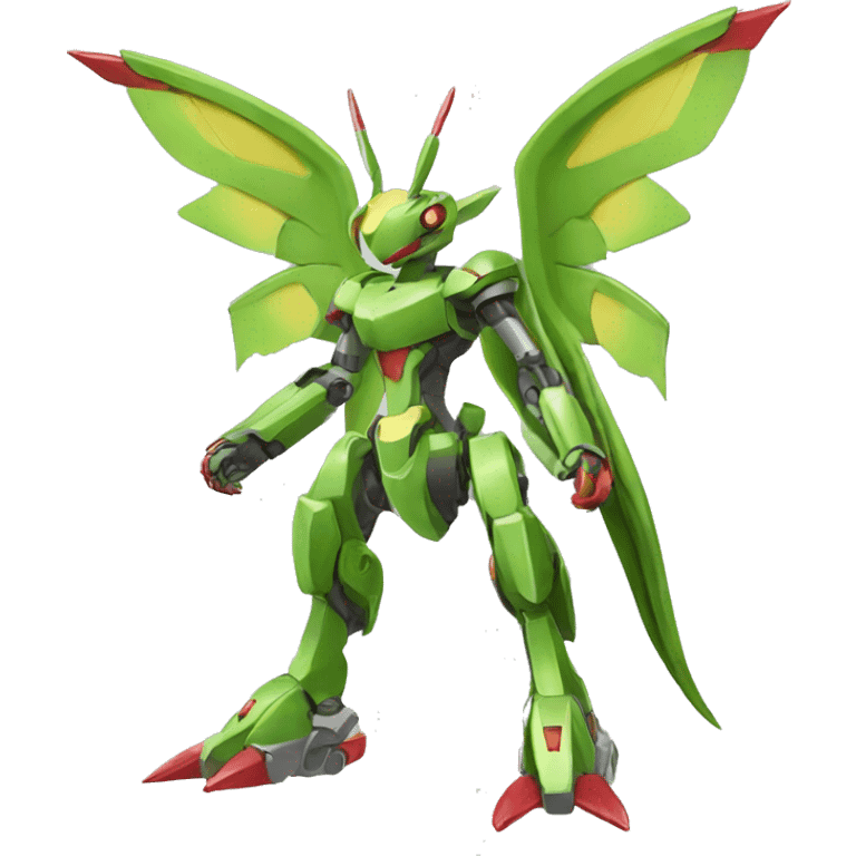 Mechanical Flygon-dragon-Medabot-Mecha full body emoji