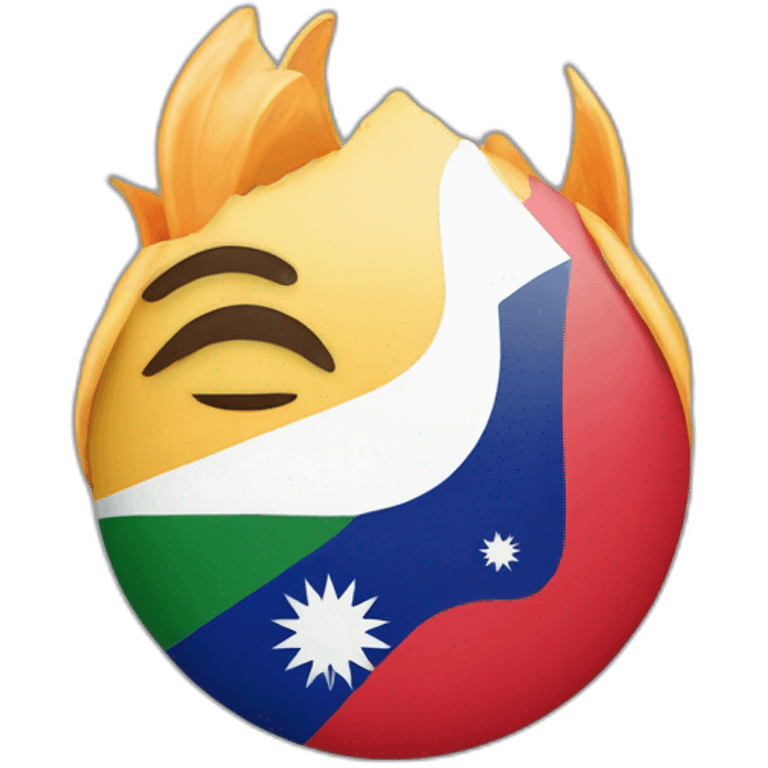 Nepal with India flags emoji