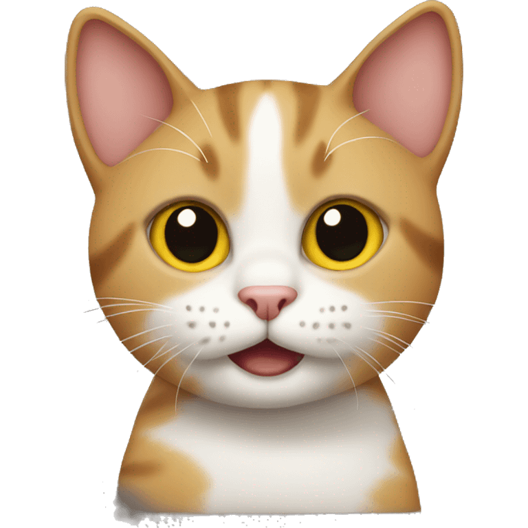 Funny cat emoji