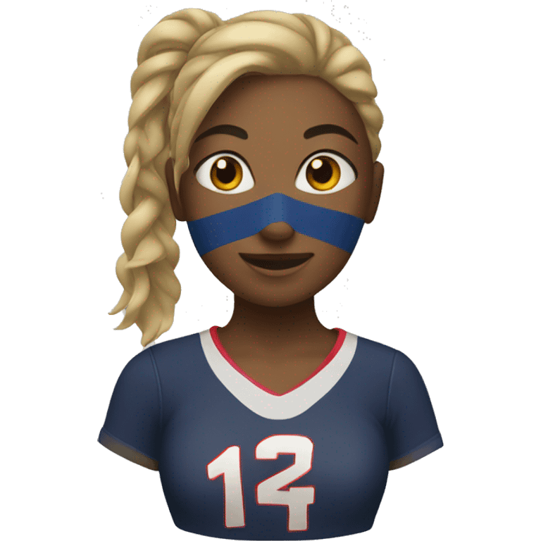 Volleybal player girl emoji