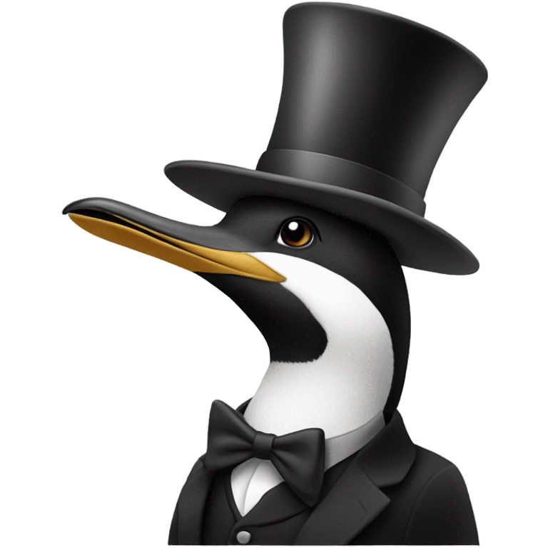 Loonwith a top hat emoji