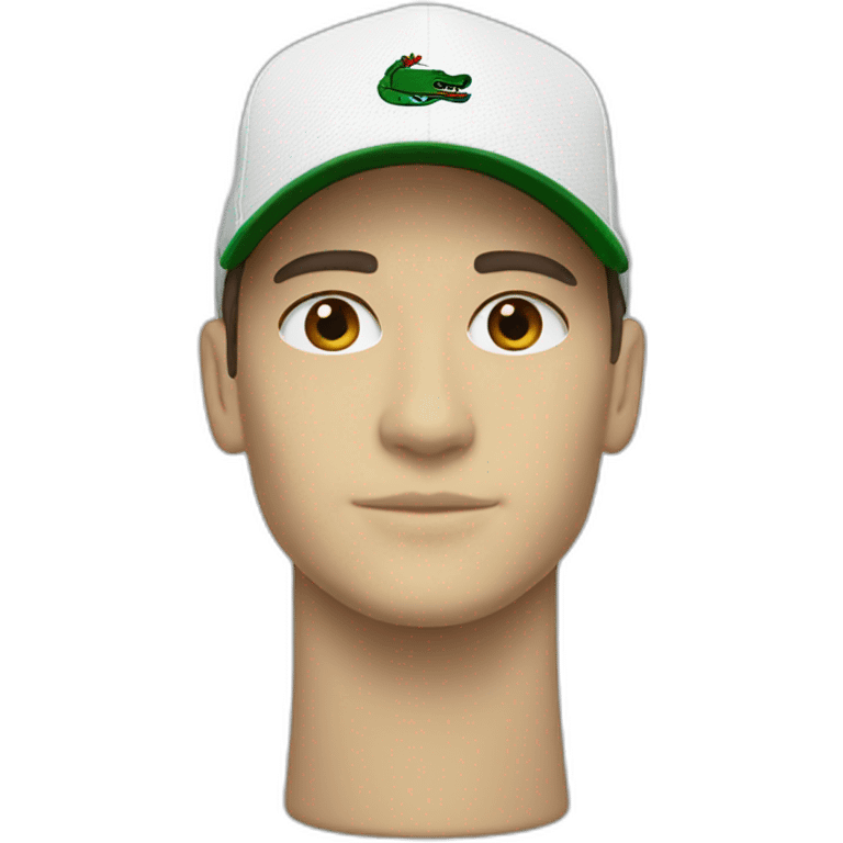 Lacoste hat emoji