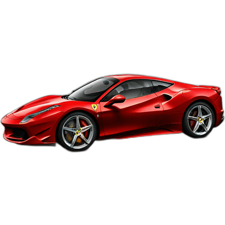 Ferrari purosangue in red color  emoji