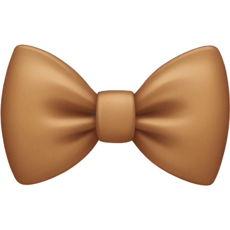 Light Brown bow  emoji