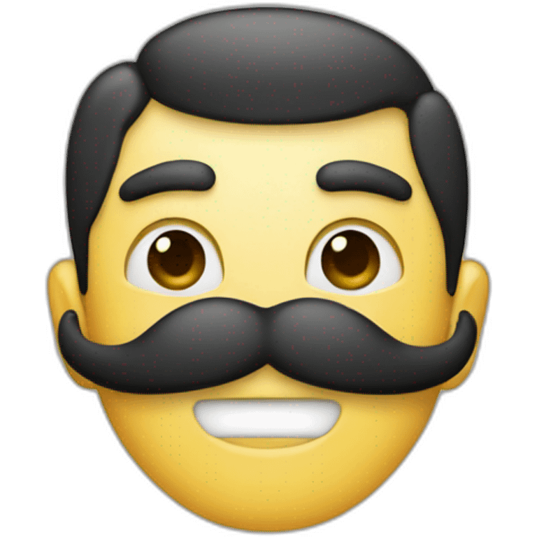 signifies an elite coder in cirlce shape, with vendetta mustaches emoji