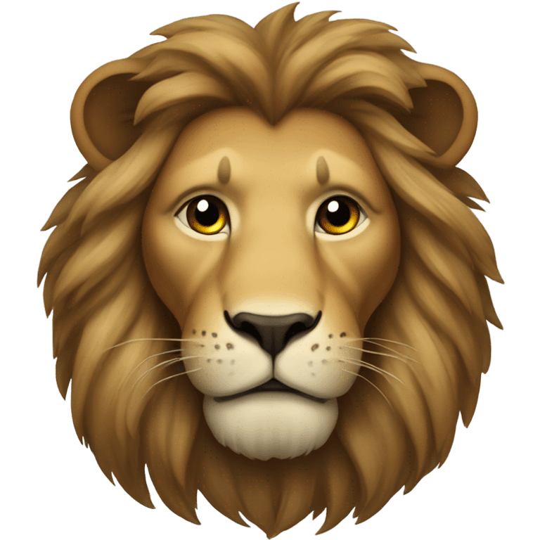 Lion with cross emoji