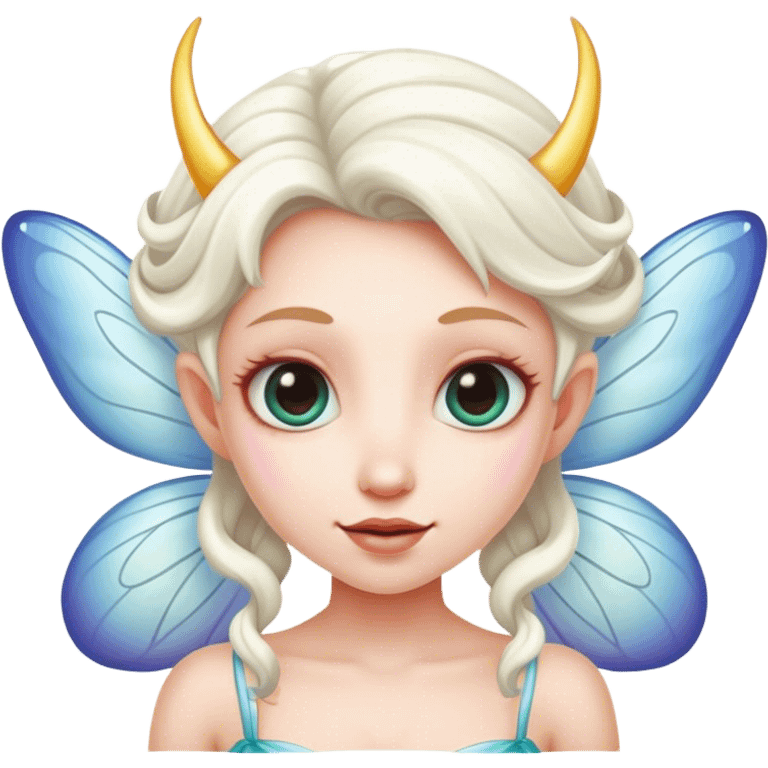 white skin Fairy  emoji