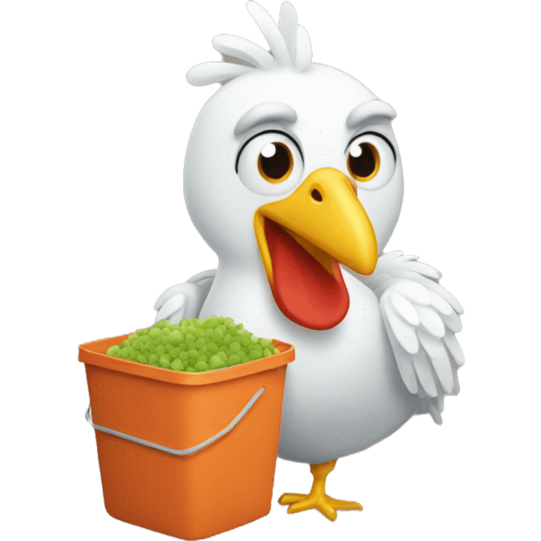 Bin chicken emoji