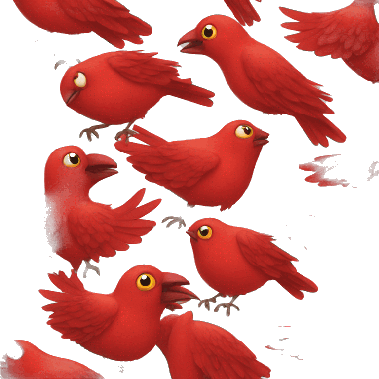 Red the bird emoji