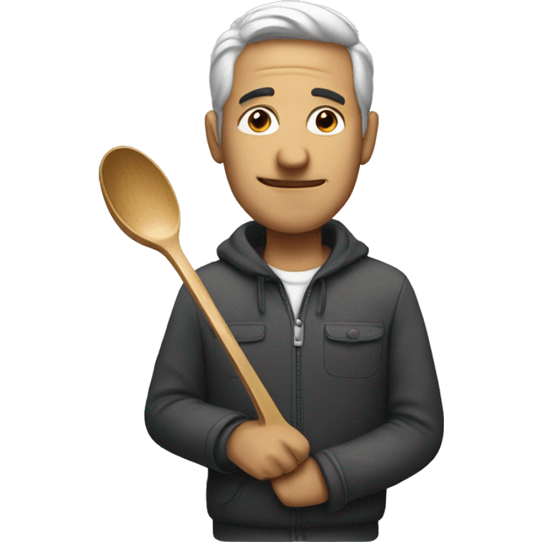 Man with spoon emoji