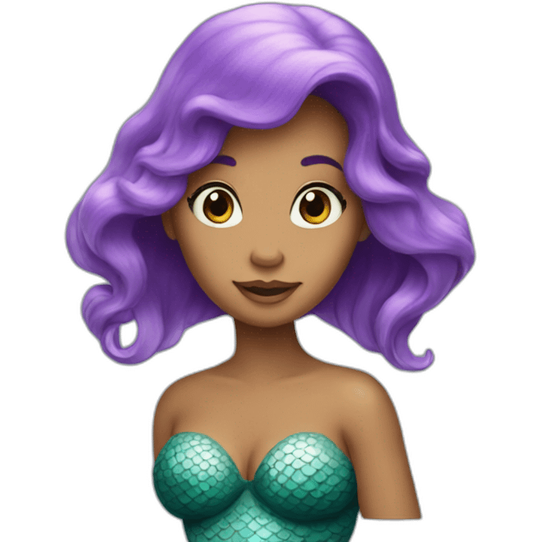 Little mermaid emoji