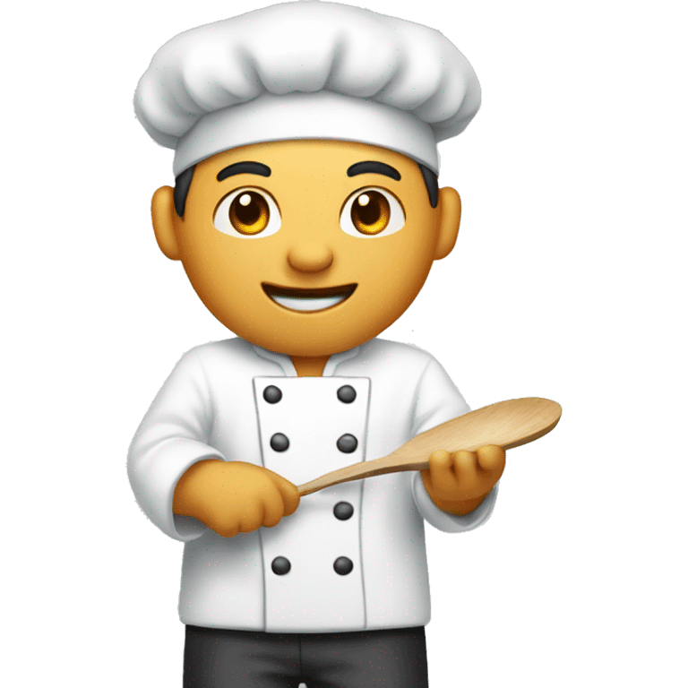 Chef cooking emoji