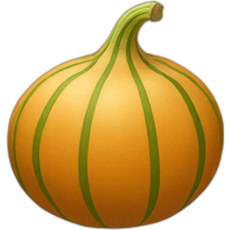 Gourd with lines emoji