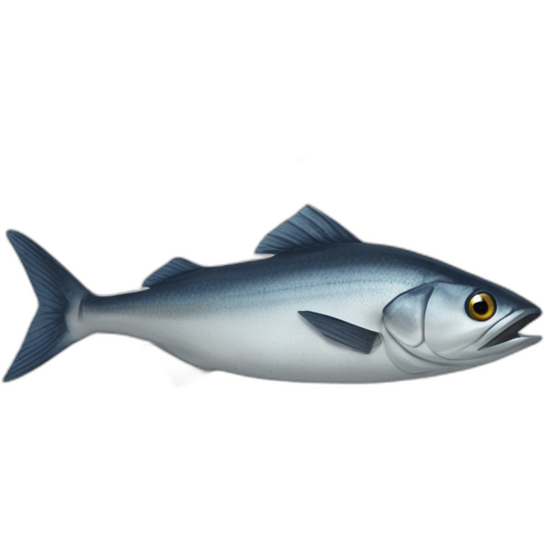 Black sea bluefish emoji