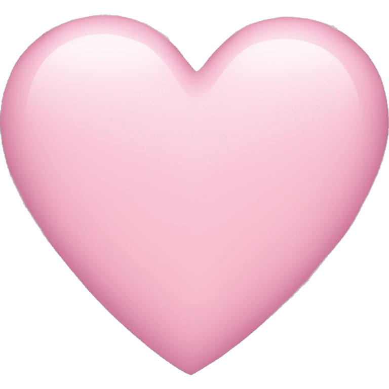 light pink heart emoji