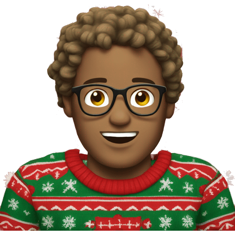 Christmas sweater emoji