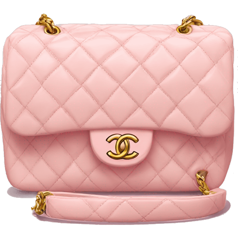 light pink chanel bag emoji