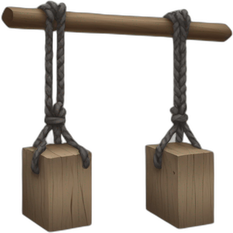 gallows for hanging emoji