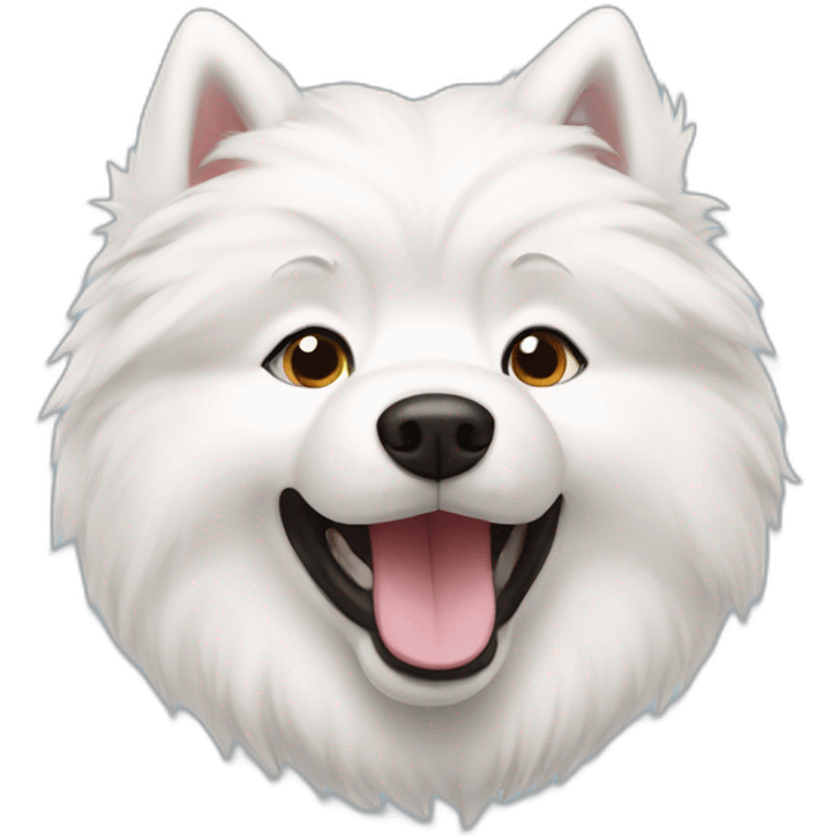 Samoyed dog emoji