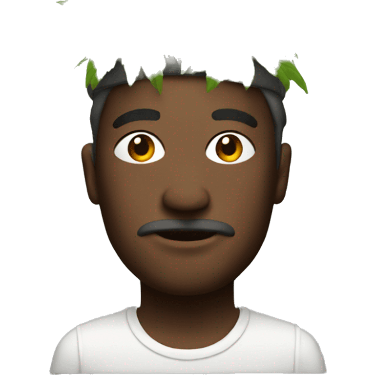 Man with pot on his head emoji