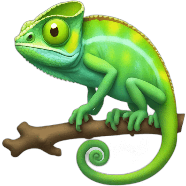 Chameleon Full Body emoji