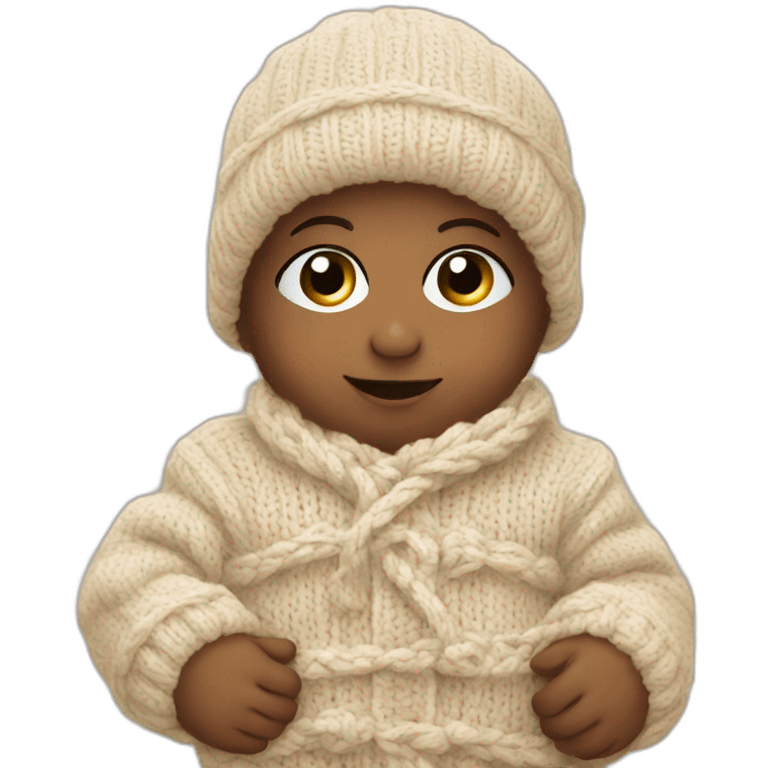 baby knits from threads emoji